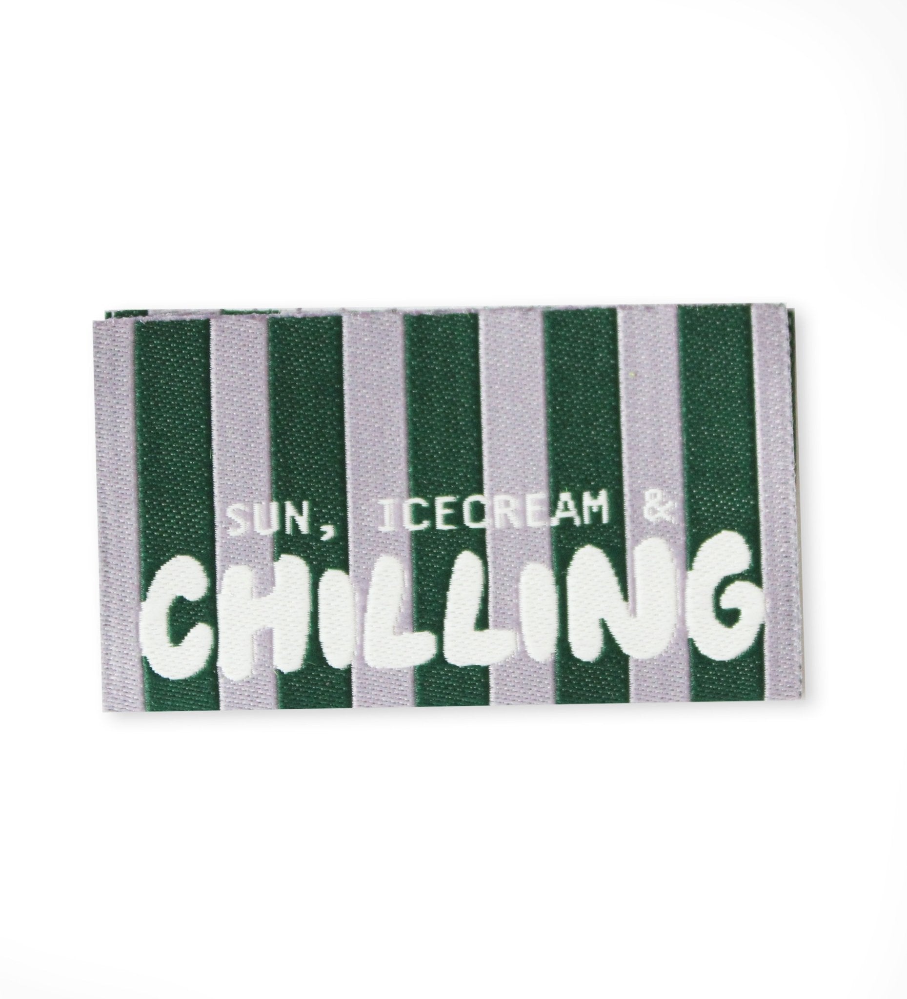 paul-clara-weblabels-klapp-weblabel-sun-ice-cream-chilling-schwarz image 1
