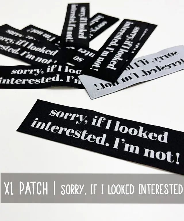 lenipepunkt-xl-patch-sorry-if-i-looked-stoffaufn-her image 1