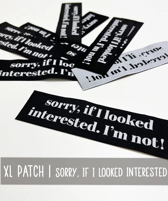 lenipepunkt-xl-patch-sorry-if-i-looked-stoffaufn-her image 1
