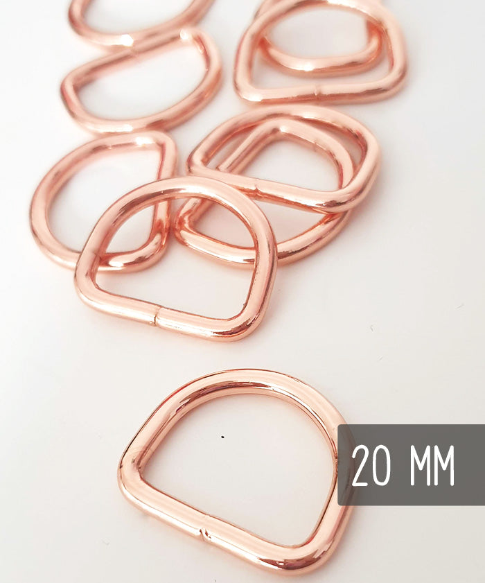 lenipepunkt-d-ring-30mm-taschenring-rosegold image 2