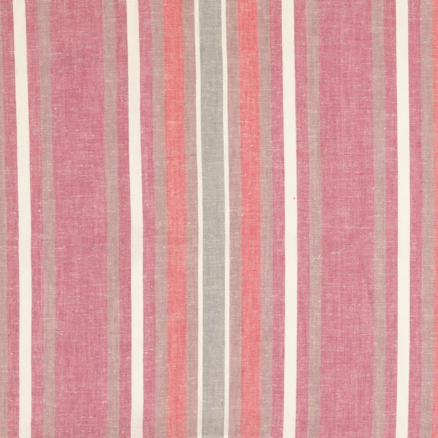 n-hfrosch-stoffe-viskose-leinen-streifen-pink-taupe-sommerstoff image 1