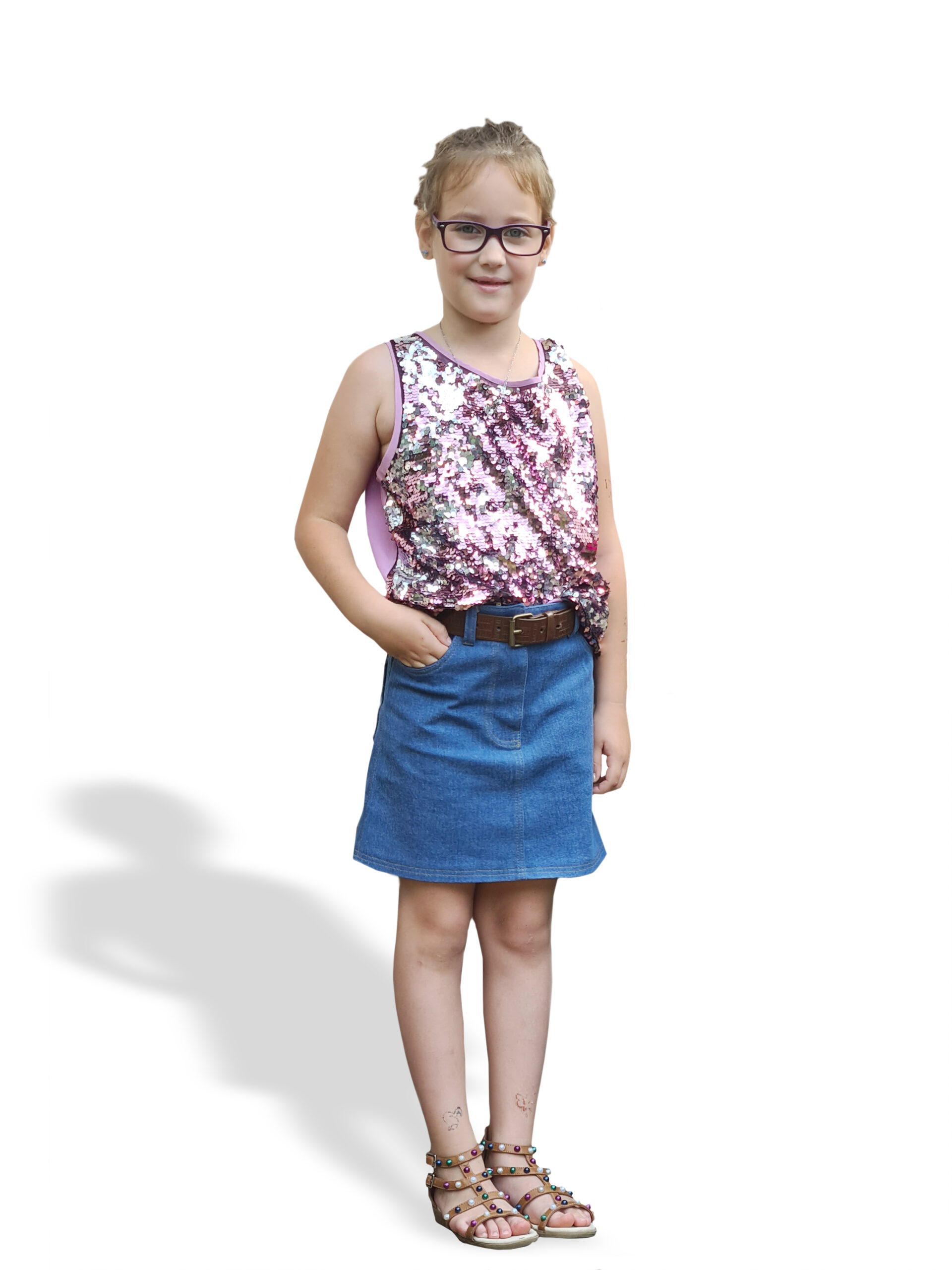 fadenk-fer-papierschnittmuster-jeansrock-kinder-gr-74-164 image 7