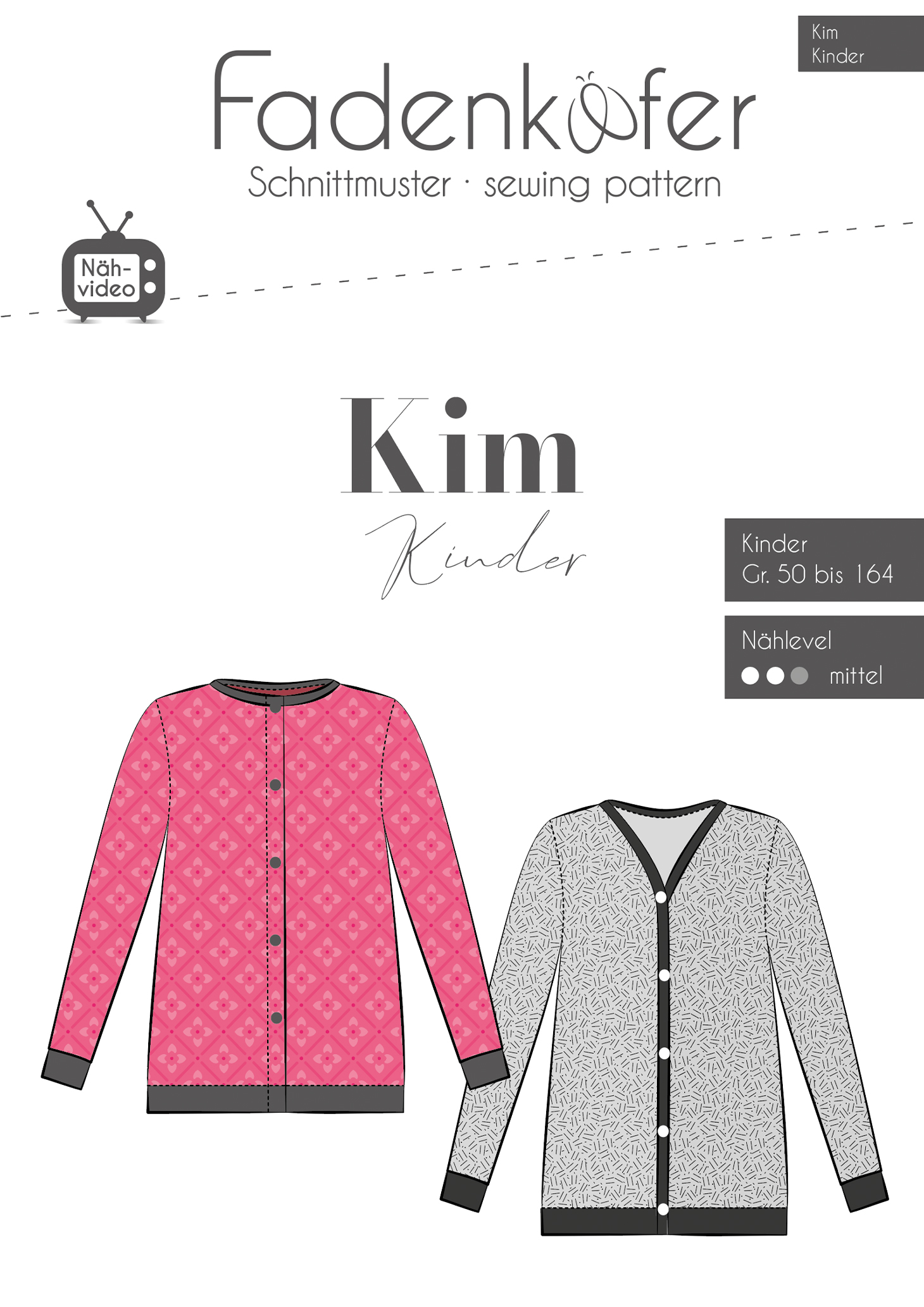 fadenk-fer-kim-kinder-papierschnittmuster-jacke-50-164 image 1