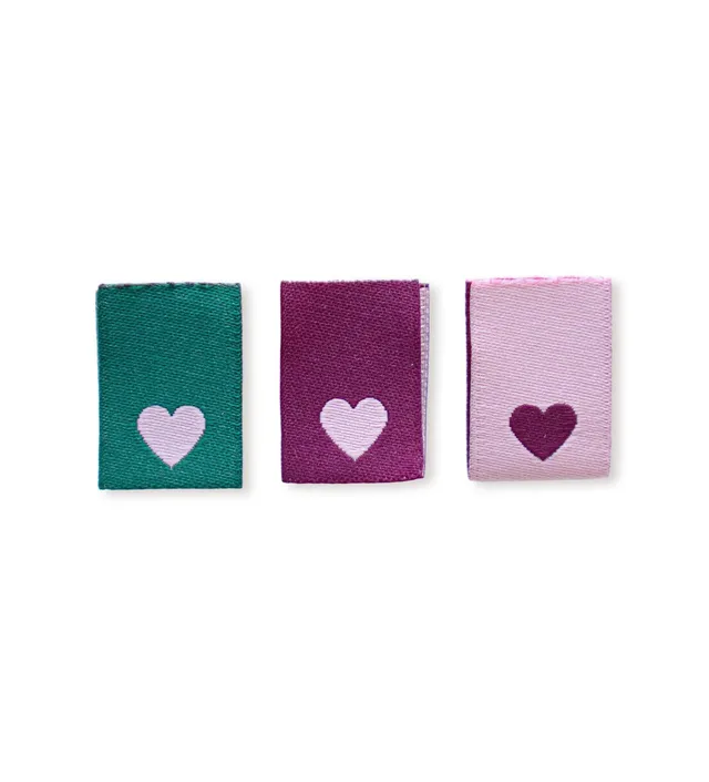 paul-clara-herzen-weblabel-gr-n-bordeaux-rosa-3er-set image 1