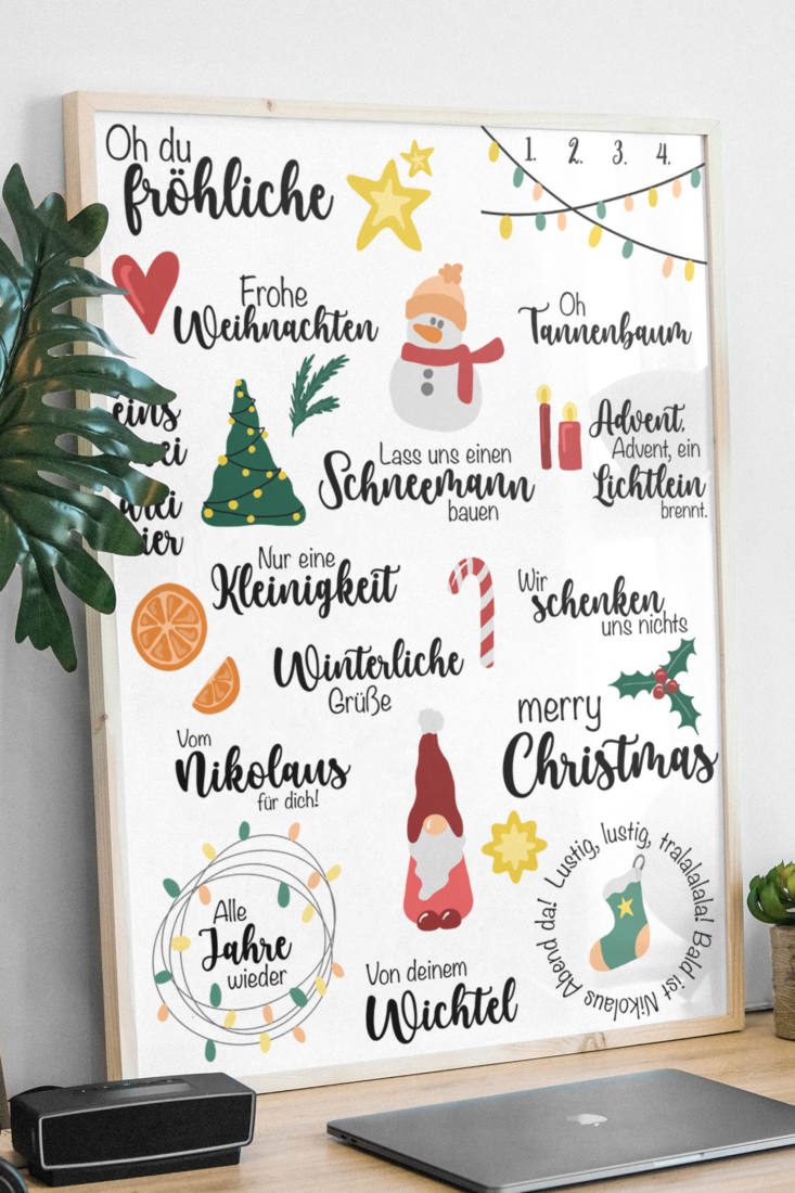 n-hfrosch-schneemann-plotterdateien-printables-set-weihnachten image 1