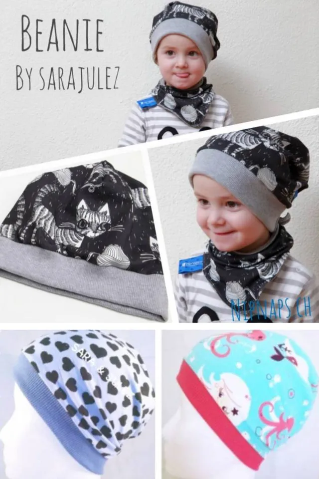n-hfrosch-beanie-sara-julez-schnittmuster-digital-kinder image 1