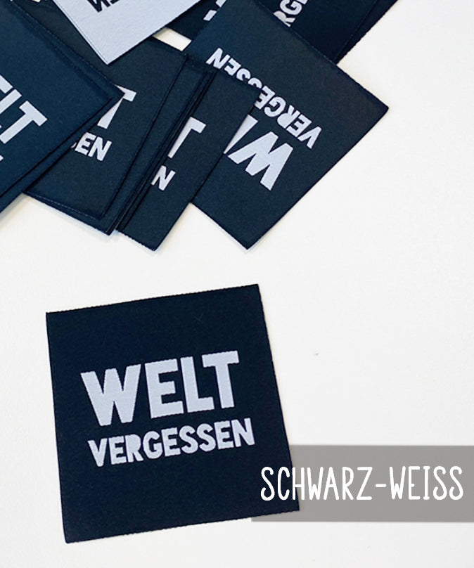 lenipepunkt-welt-vergessen-patch-xl-7x7-cm-rosa-rot image 2