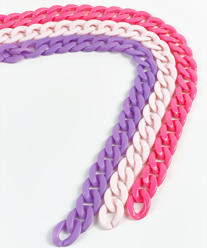 lenipepunkt-taschenkette-kunststoff-1m-rosa-zubeh-r image 2