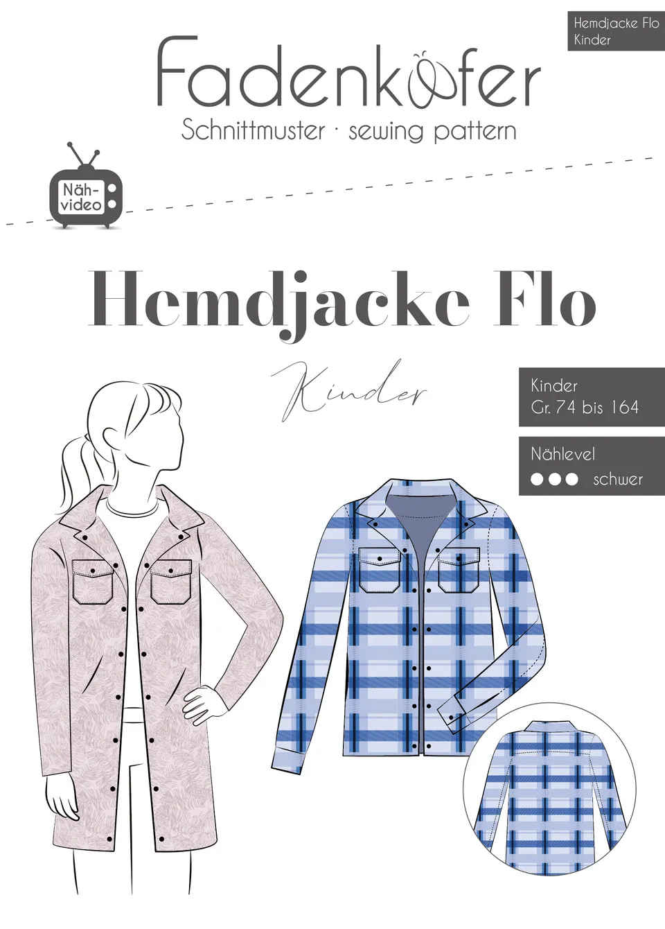 fadenk-fer-papierschnittmuster-hemdjacke-flo-kinder-74-164 image 1
