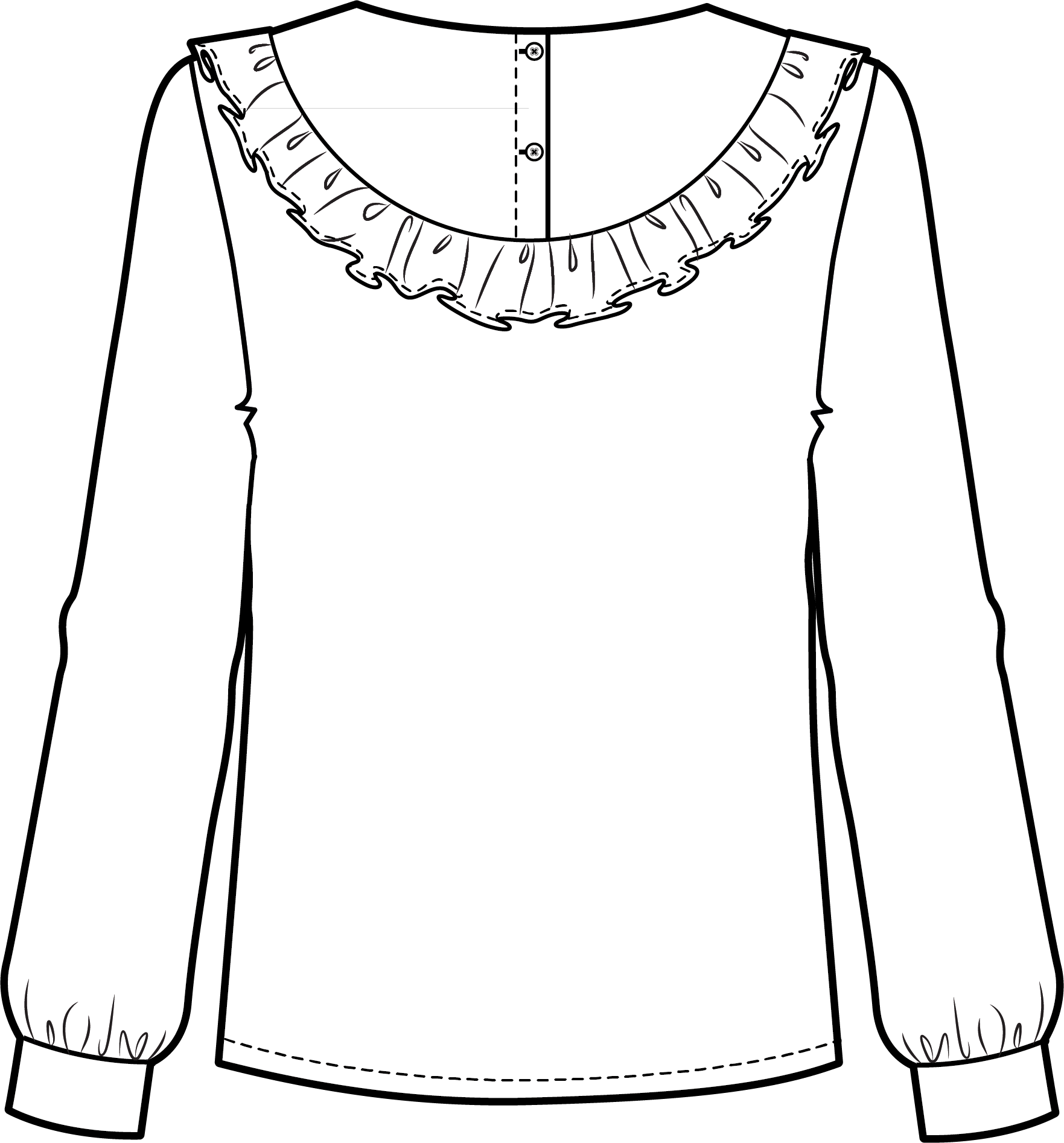 n-hfrosch-seni-bluse-n-hpaket-chambray-mit-spitze image 3
