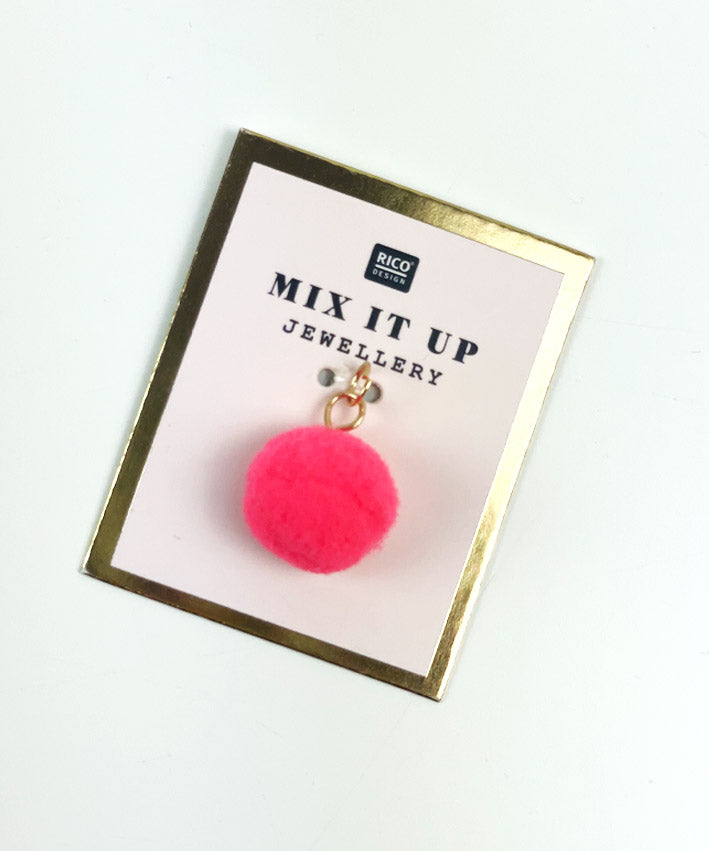 lenipepunkt-mini-pompon-taschenanh-nger-12-mm-neonpink image 1