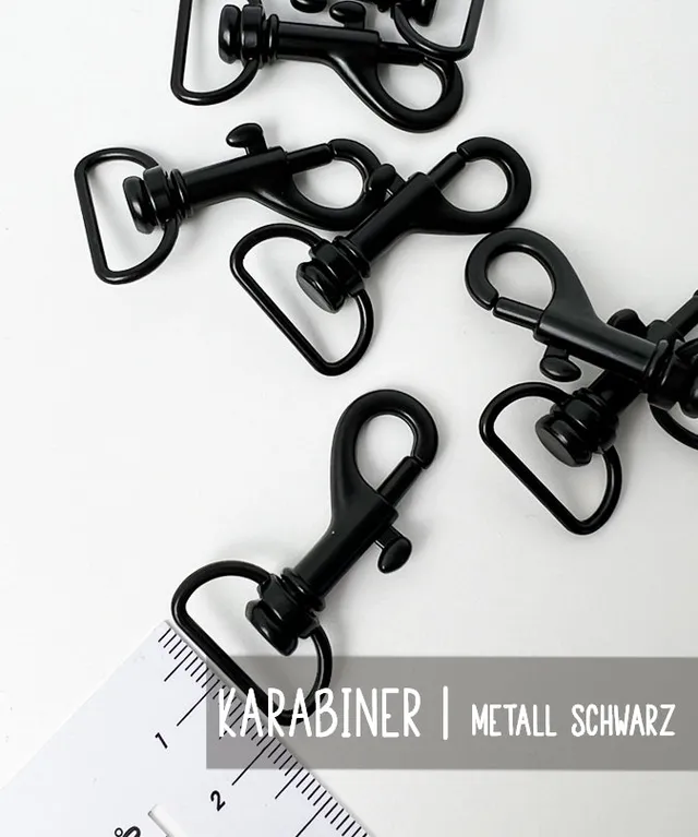 lenipepunkt-karabiner-20-mm-taschenkarabiner-schwarz-metall image 1
