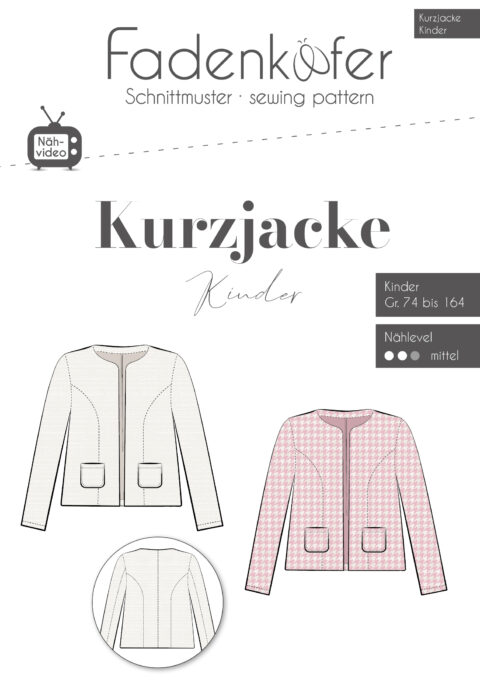 fadenk-fer-papierschnittmuster-kurzjacke-kinder-74-164-gef-ttert image 4