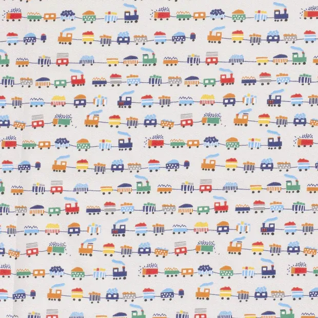 n-hfrosch-stoffe-baumwolljersey-spielzeug-zug-stoff-f-r-babykleidung image 1