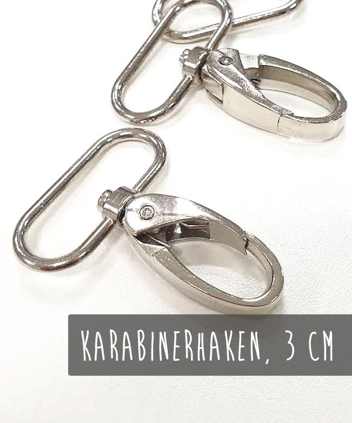 karabiner-30-mm-silber-stabile-ausf-hrung-gurtband-40-mm image 1