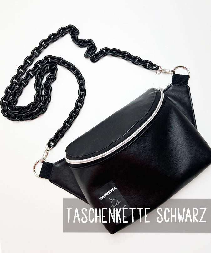 lenipepunkt-taschenkette-kunststoff-schwarz-gold-meterware image 2