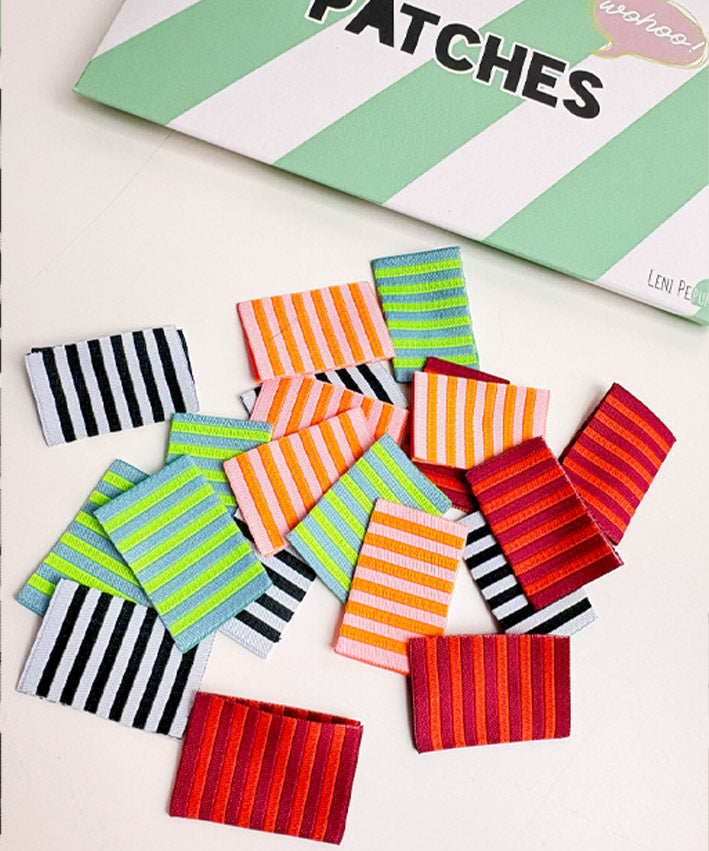 lenipepunkt-stripes-webetiketten-set-20-st-ck-4-farben image 1