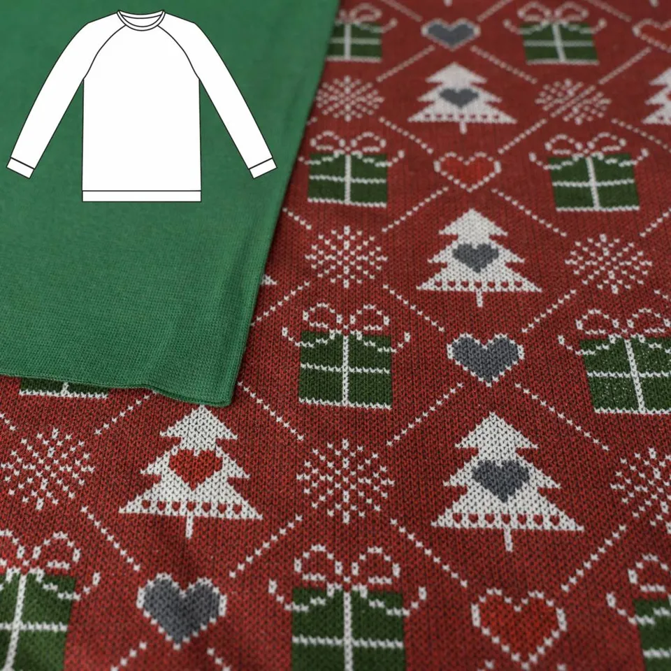 n-hfrosch-n-hpakete-kids-shirt-sama-n-hset-weihnachtsbaum-gr-n image 1