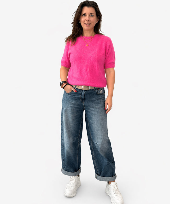 lenipepunkt-josina-kurzarm-raglanstrick-pullover-schwarz-onesize image 6