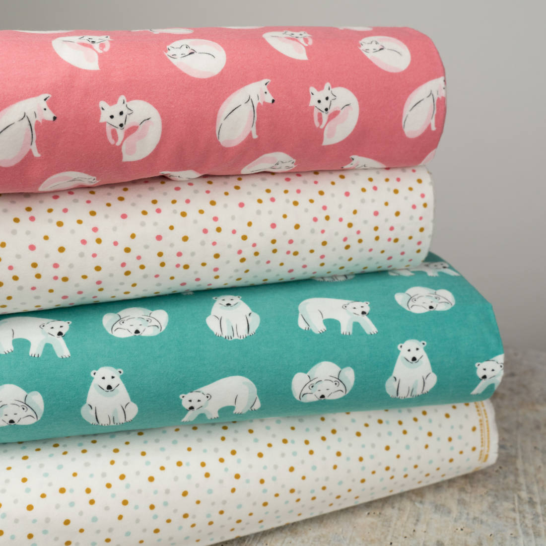 n-hfrosch-stoffe-bio-flanell-polarfuchs-rosa-f-r-pyjamas image 7
