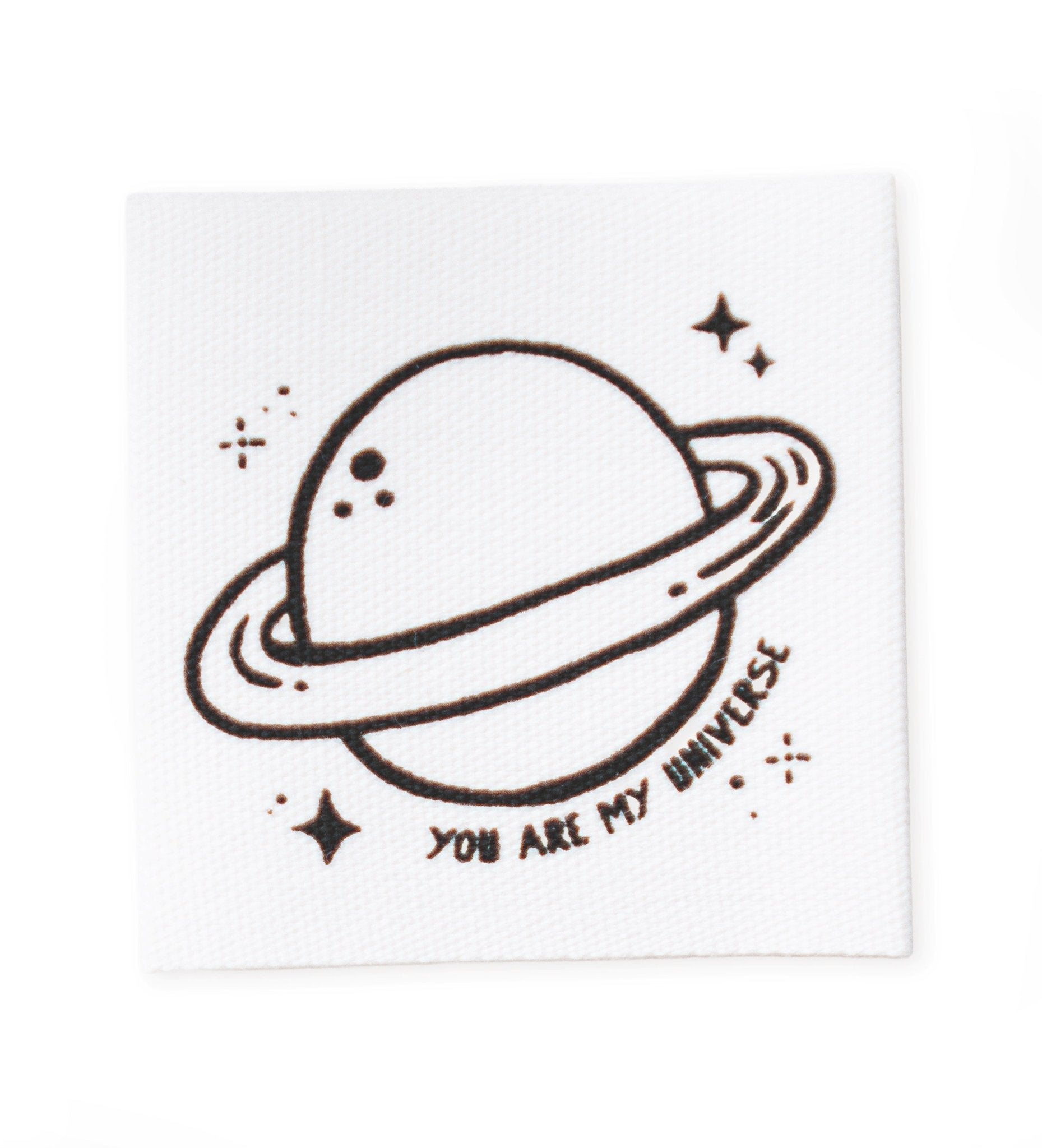paul-clara-baumwoll-labels-you-are-my-universe-label-4x4-cm image 1