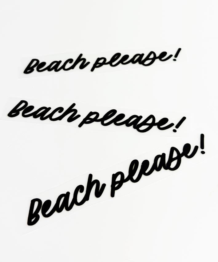 lenipepunkt-b-gelbild-beach-please-schwarz-polyester image 1