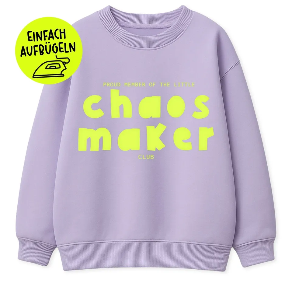 paul-clara-flock-patches-little-chaos-maker-club-xl-iron-on image 1