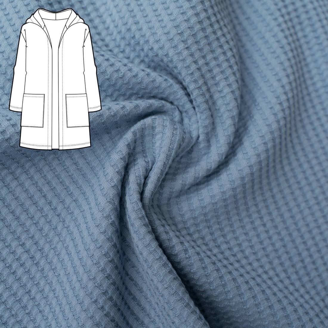 n-hfrosch-n-hpakete-kardigan-waffel-jersey-blau-verschlusslos image 1