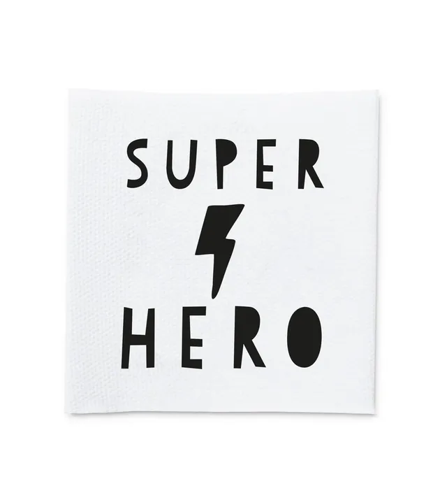 paul-clara-baumwolllabels-super-hero-label-4x4-cm image 1