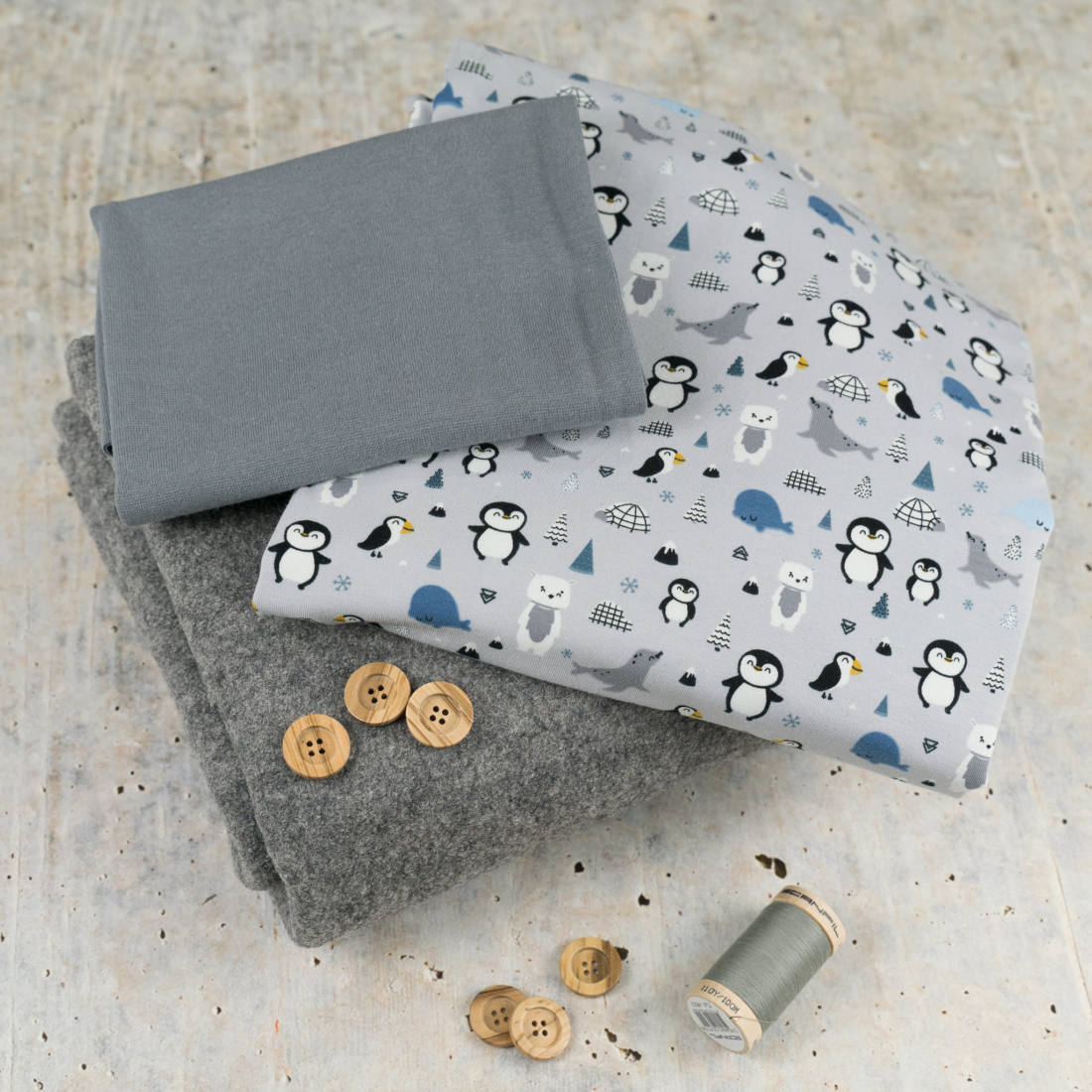 n-hfrosch-stoffe-b-ndchenware-b-ndchenstoff-grau-elastisch image 3