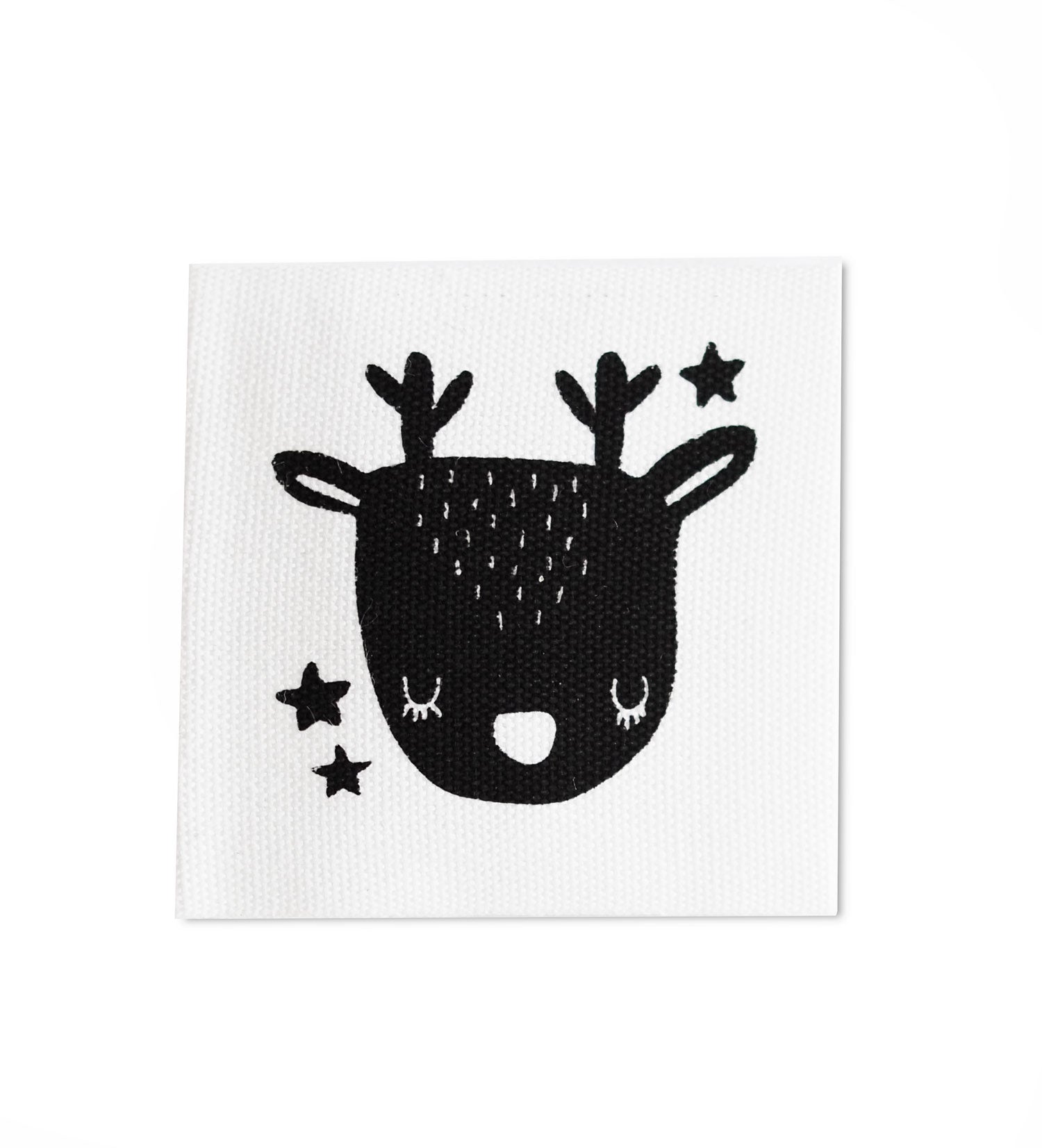 paul-clara-baumwoll-labels-rentier-vogel-n-hlabel-3-5cm image 1