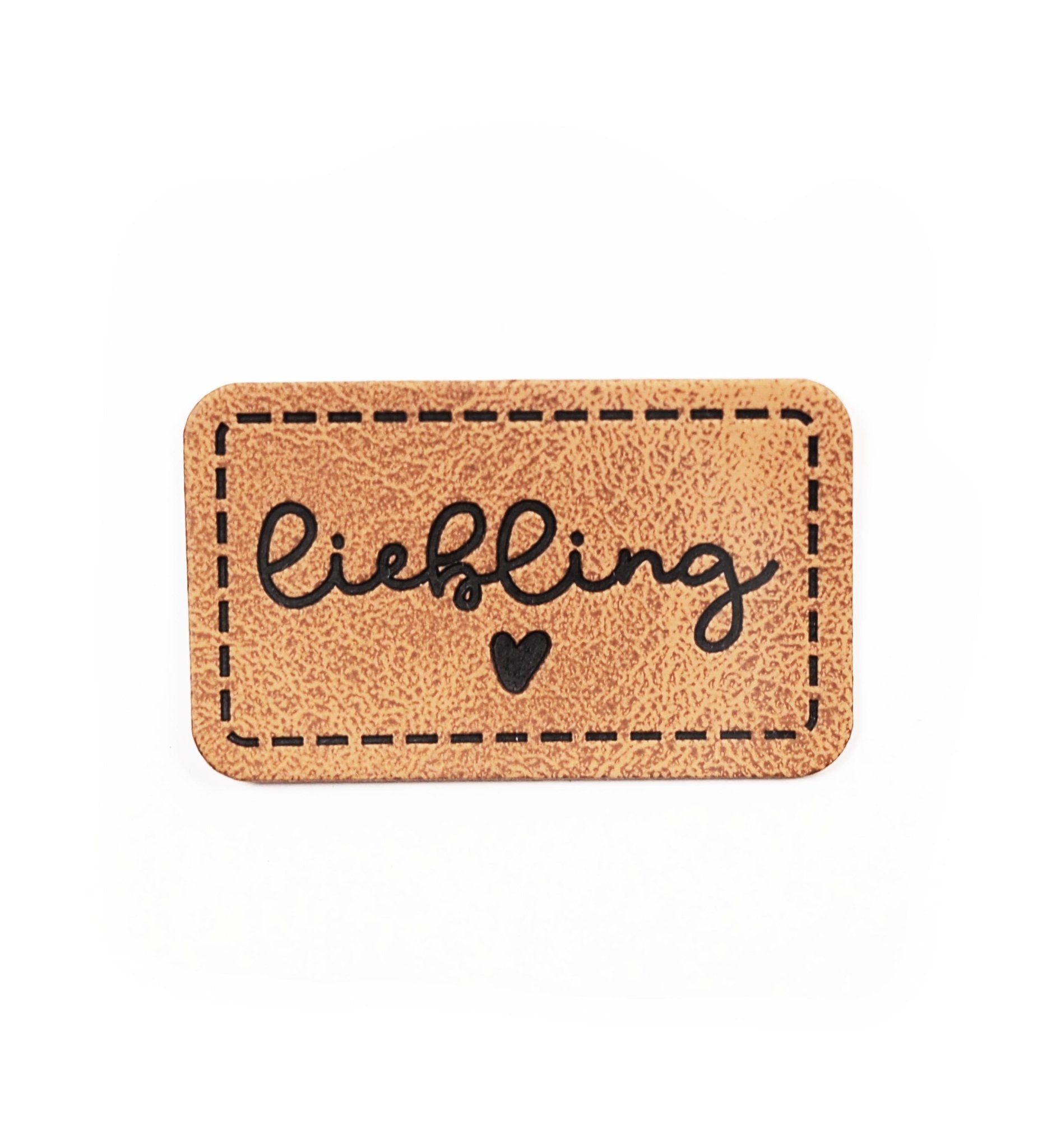 paul-clara-kunstleder-labels-liebling-label-2-1x3-5cm image 1