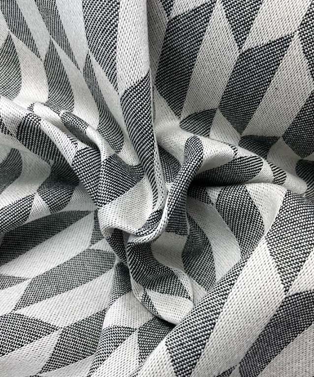 lenipepunkt-dralon-geometric-luxor-taschenstoff-wei-grau image 1