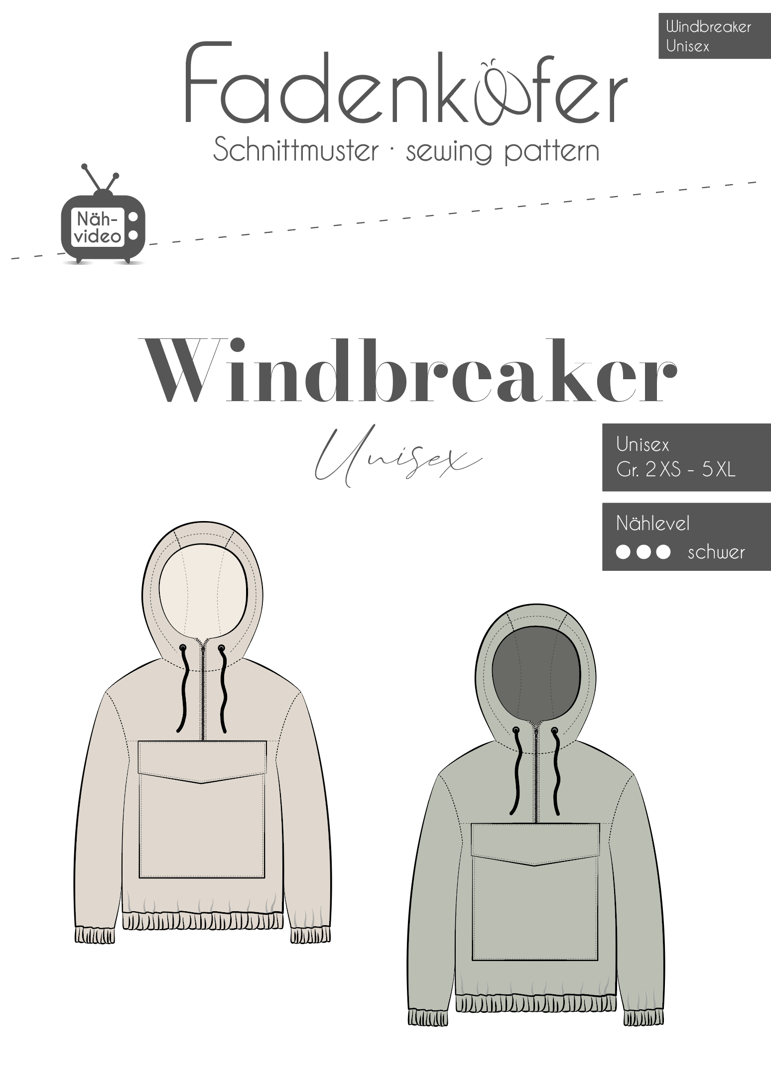 fadenk-fer-papierschnittmuster-windbreaker-unisex-2xs-5xl-jacke image 1