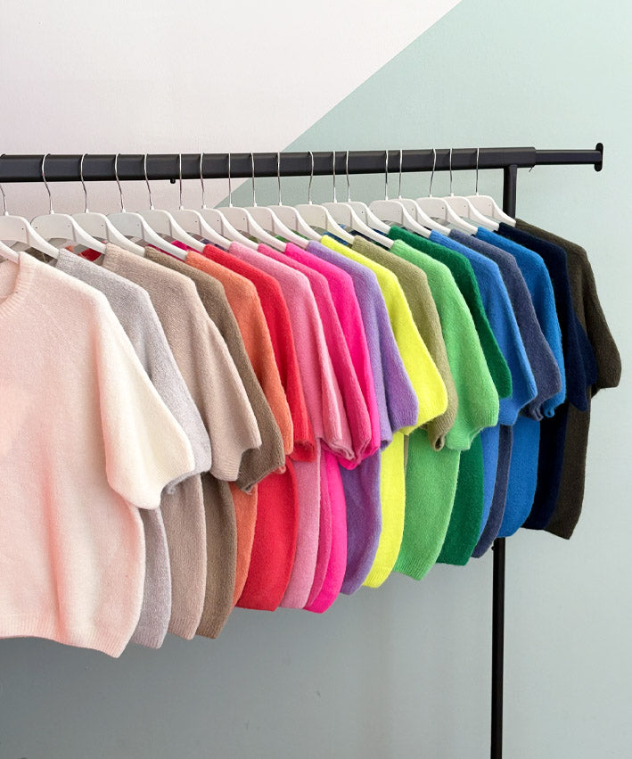 lenipepunkt-josina-kurzarm-raglanstrick-pullover-schwarz-onesize image 2