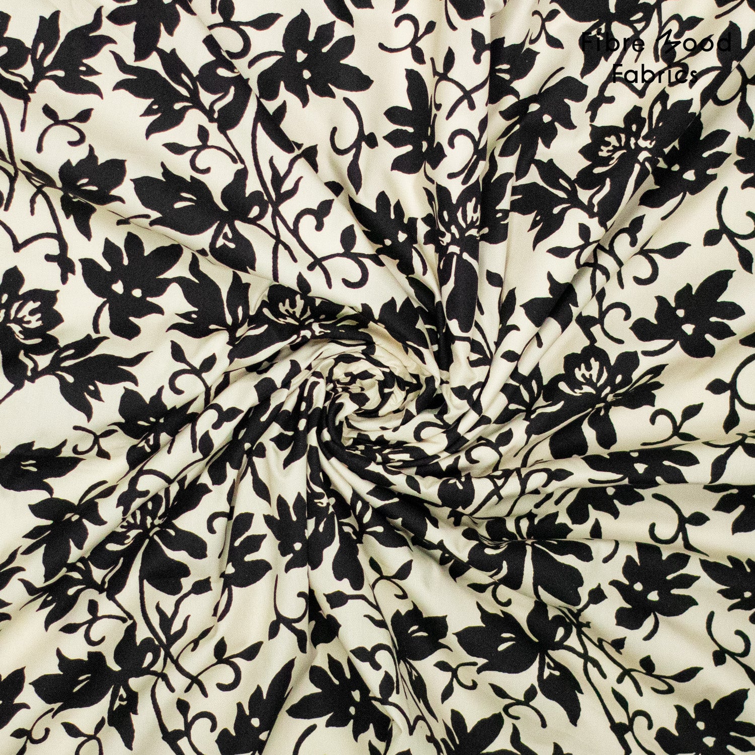 lenipepunkt-fibre-mood-poplin-flowers-ecru-schwarz-baumwolle image 5