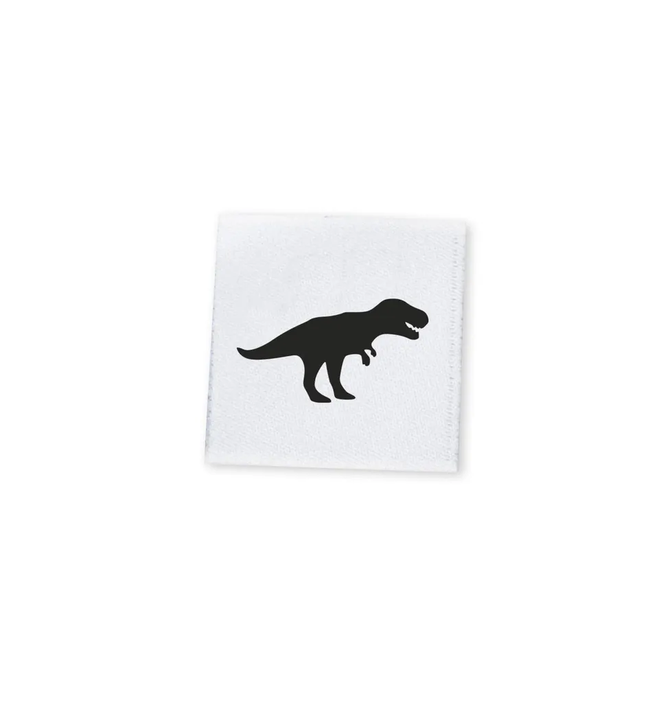 paul-clara-weblabels-mini-weblabel-t-rex-2x2-cm image 1