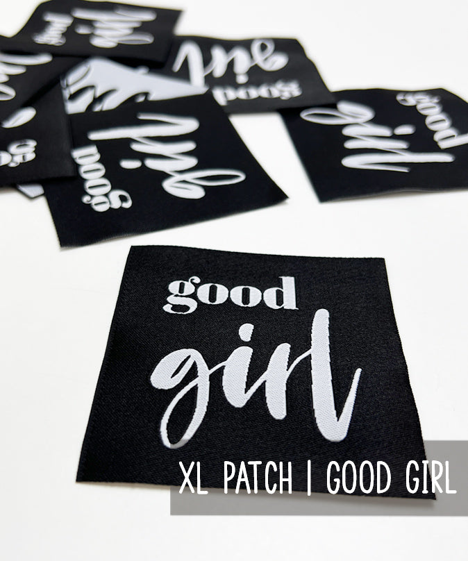 lenipepunkt-kurzwaren-xl-patch-good-girl-7x7-cm image 1