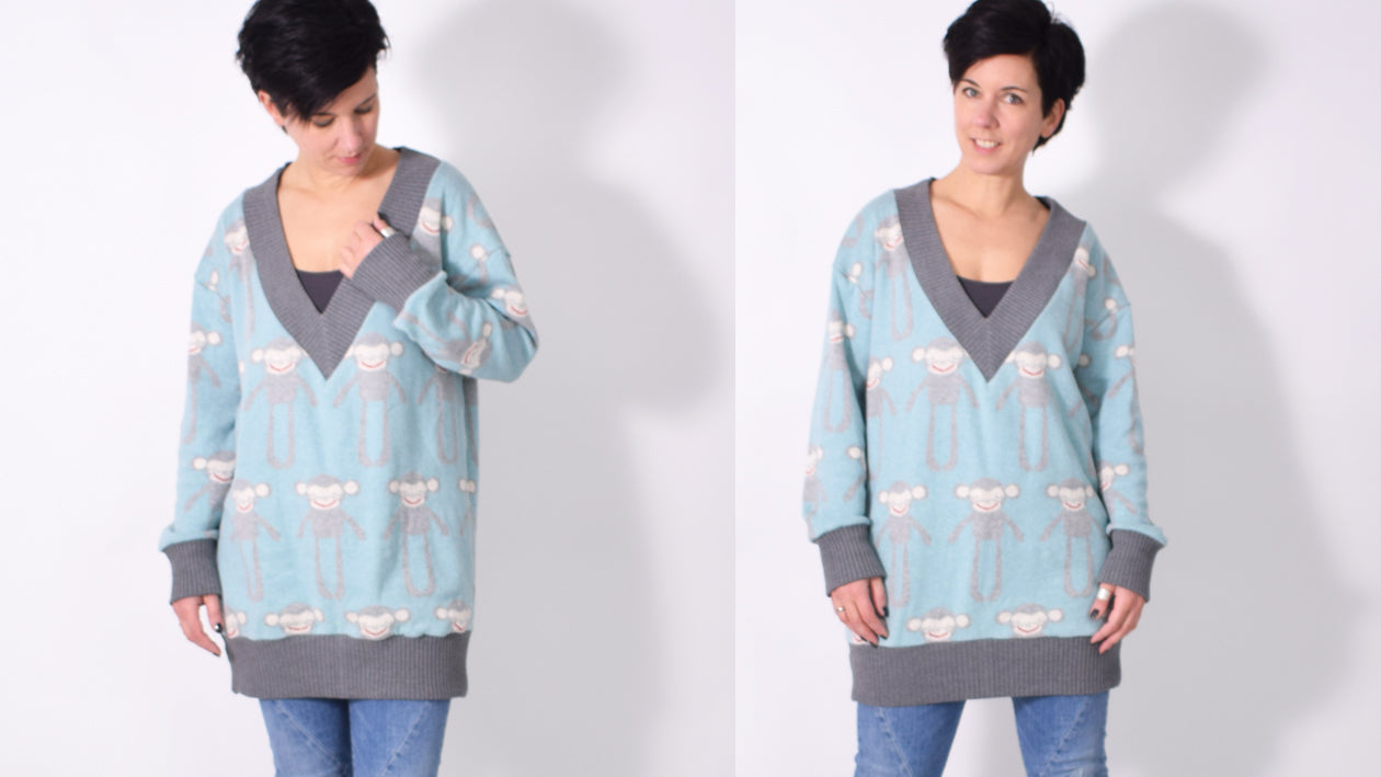 lenipepunkt-v-neck-pulli-123-schnittmuster-pullover-damen-xs-xxxl image 3