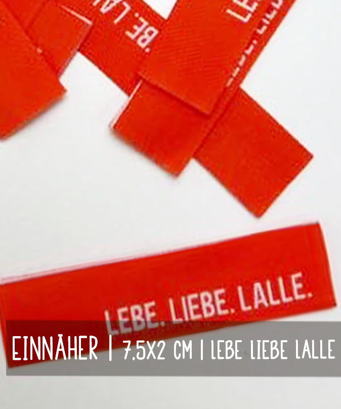 lenipepunkt-lebe-liebe-lalle-patch-einn-her-orange-wei image 2