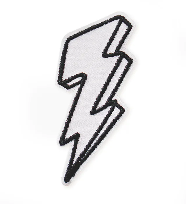 paul-clara-patch-blitz-gewebter-b-gelpatch-3-x-7-cm-iron-on image 1