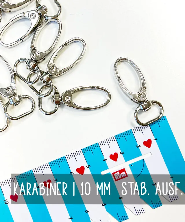 lenipepunkt-karabiner-10-mm-silber-zinkdruckguss image 1