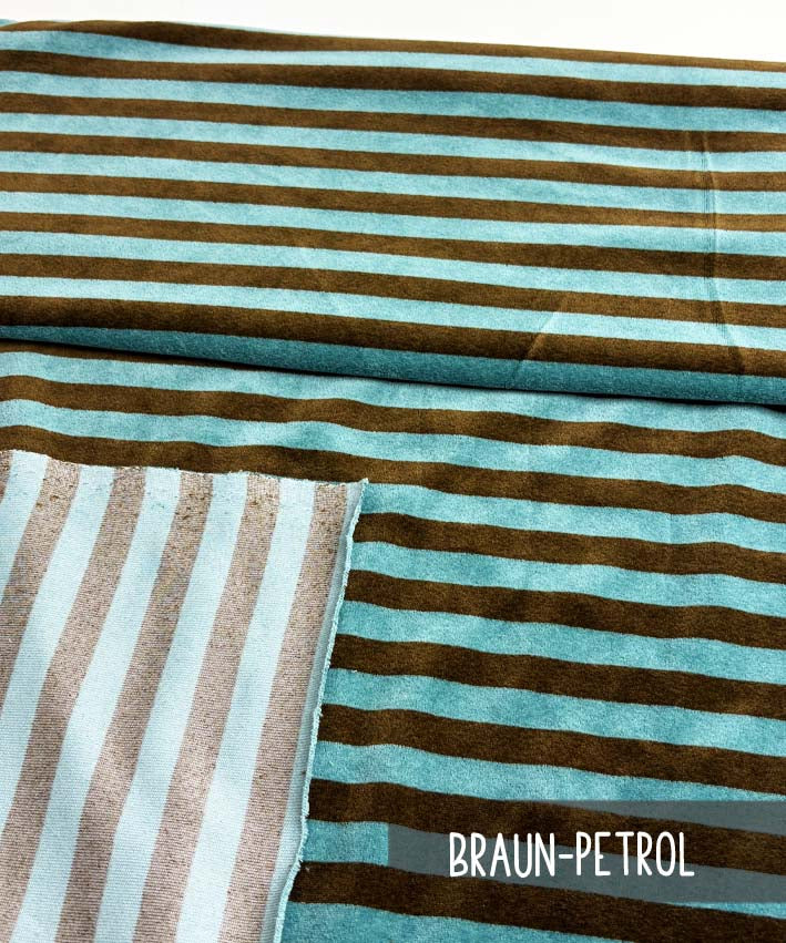 lenipepunkt-stoffe-nicky-velours-stripes-stoff-navy-wei image 7