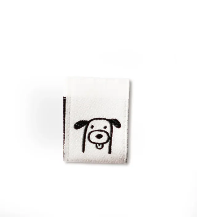 paul-clara-weblabels-klapp-weblabel-dackel-etikett-beidseitig image 1
