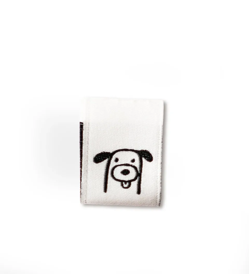 paul-clara-weblabels-klapp-weblabel-dackel-etikett-beidseitig image 1