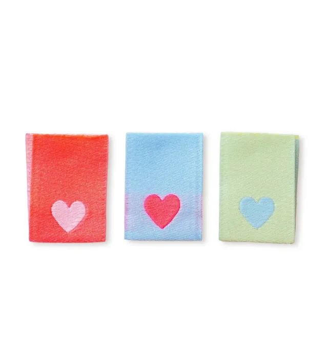 paul-clara-weblabels-klapp-weblabel-herzen-3er-set-kotex image 1