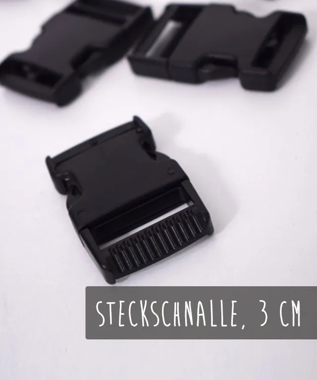 lenipepunkt-kurzwaren-steckschnalle-3-cm-4-cm-schwarz image 1