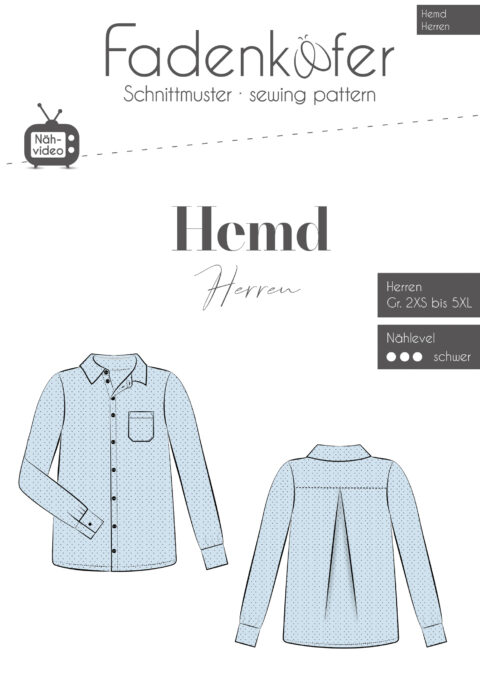 fadenk-fer-papierschnittmuster-hemd-herren-schnittmuster-2xs-5xl image 3