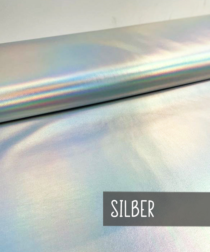 lenipepunkt-kunstleder-laser-foil-holo-silber-meterware image 5