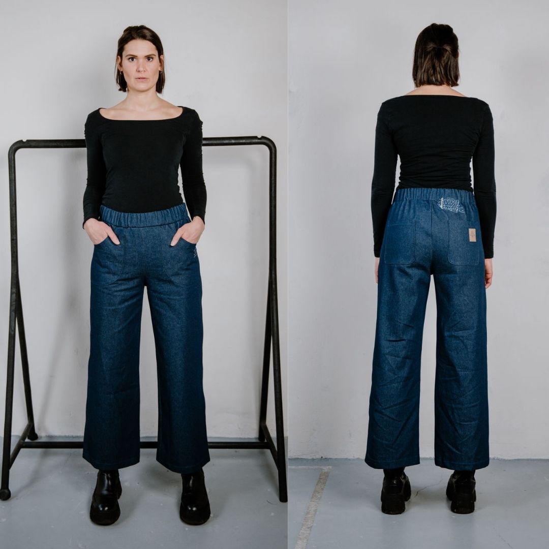 sew-simple-damen-wide-leg-jeans-ellis-pdf-schnittmuster-hose image 1